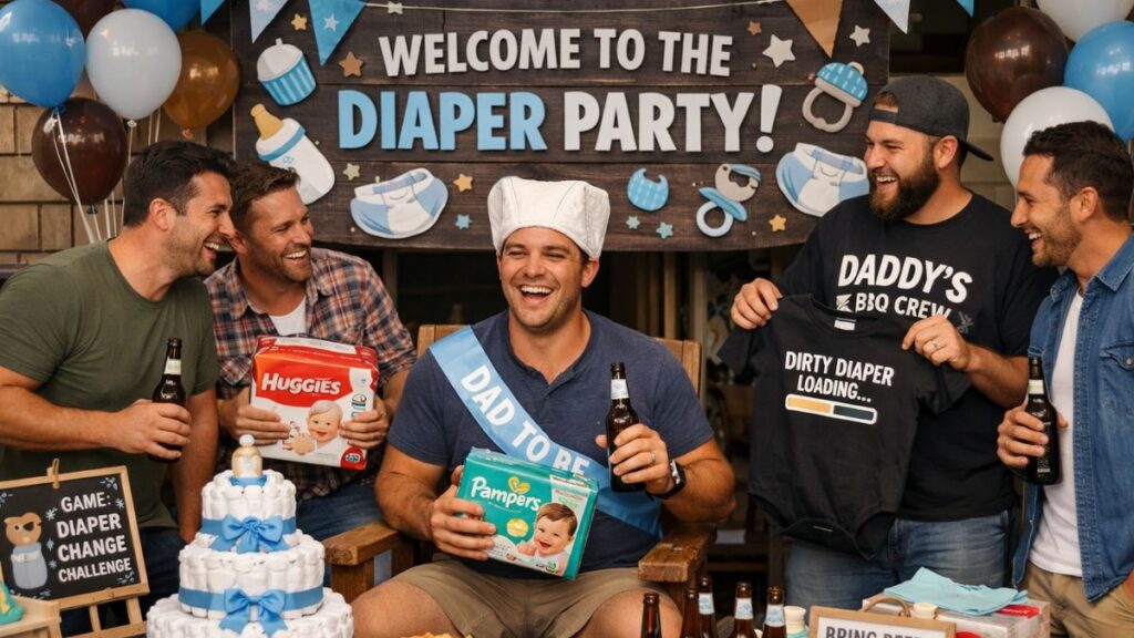 Wat is een diaper party?