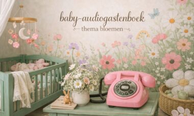 Babyshower bloemen thema.