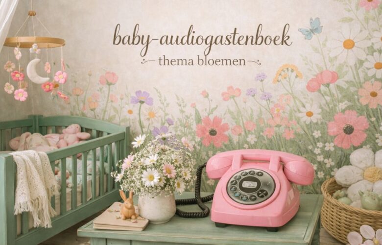 Babyshower bloemen thema.