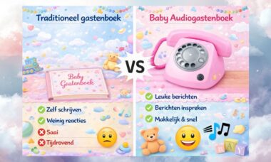 Traditioneel gastenboek vs audiogastenboek.