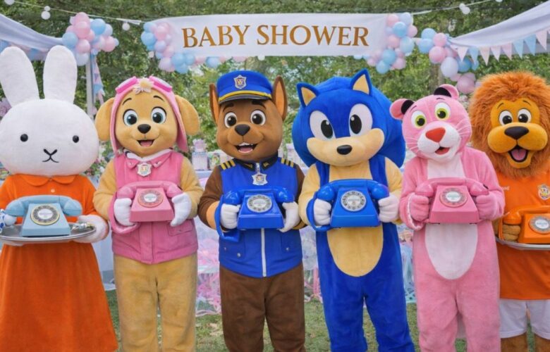 Baby-audiogastenboek met bekende animatiefiguren